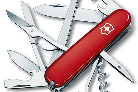 The original Swiss multi use pen knife